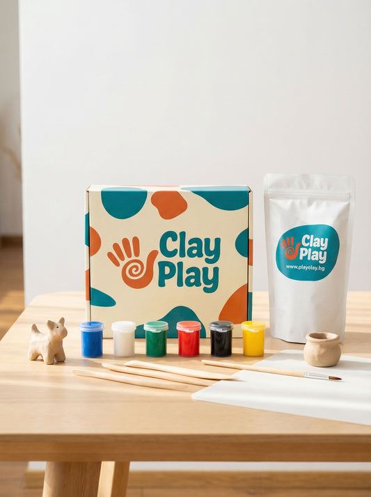 ClayPlay™  Комплект с глина и боички