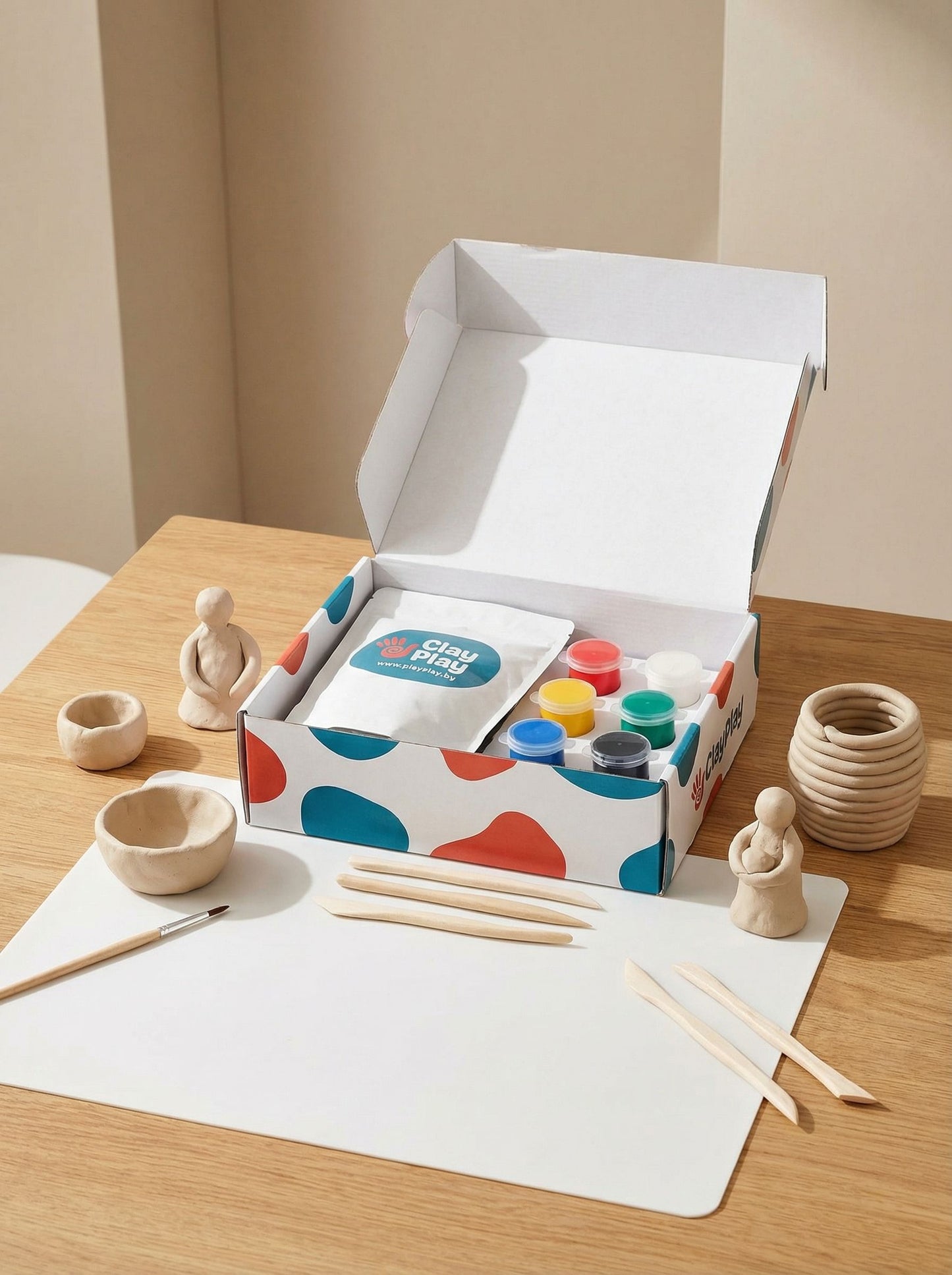 ClayPlay™  Комплект с глина и боички