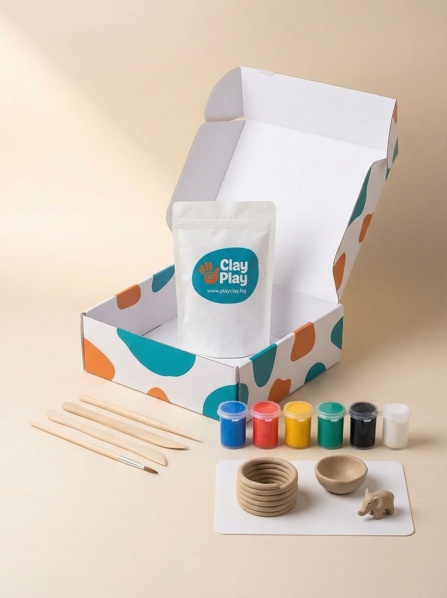 ClayPlay™  Комплект с глина и боички